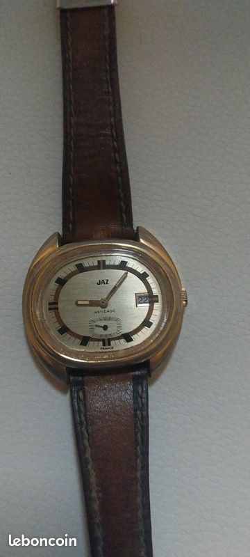 Montre Vintage Jaz Pour Homme - Mécanique Manuelle - Occasion - Style Rétro
