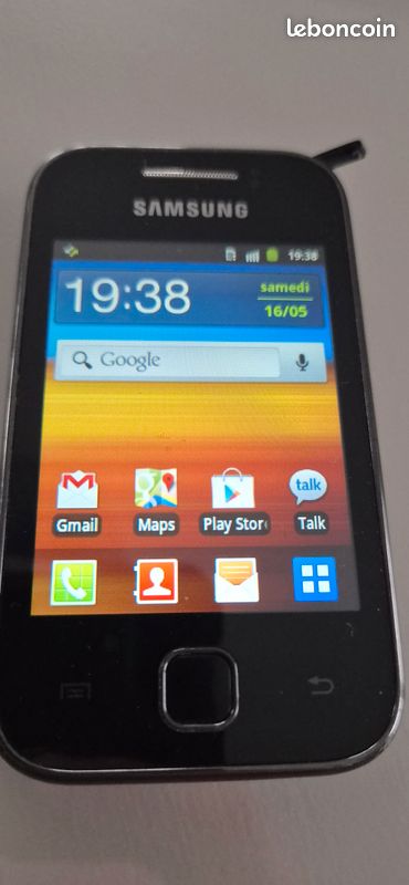 Téléphone Vintage - Samsung Galaxy Y (GT-S5360) - Pour collectionneur / nostalgique (image 1)