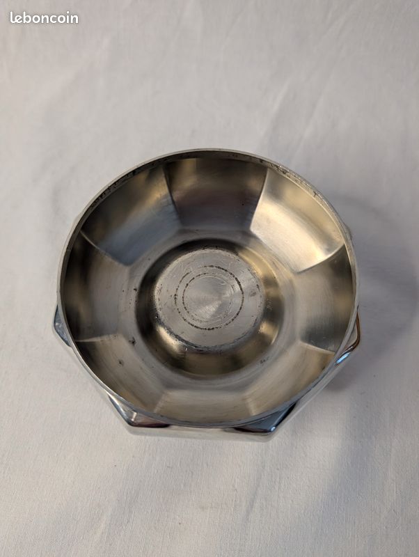 Ancien Pique-fleurs en Étain et Verre - Étains du Manoir (image 9)