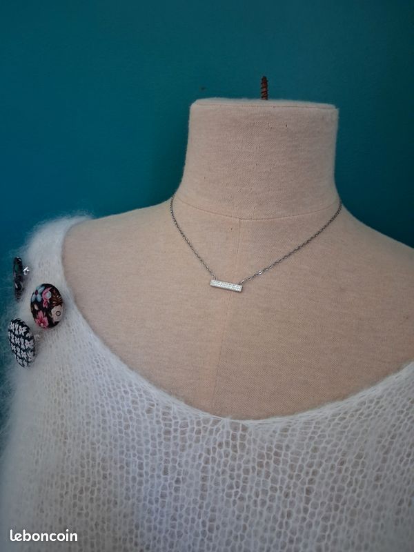 Collier Ras Du Cou Lucky Brand Argent – Lesté, Style Col – Neuf Étiquette