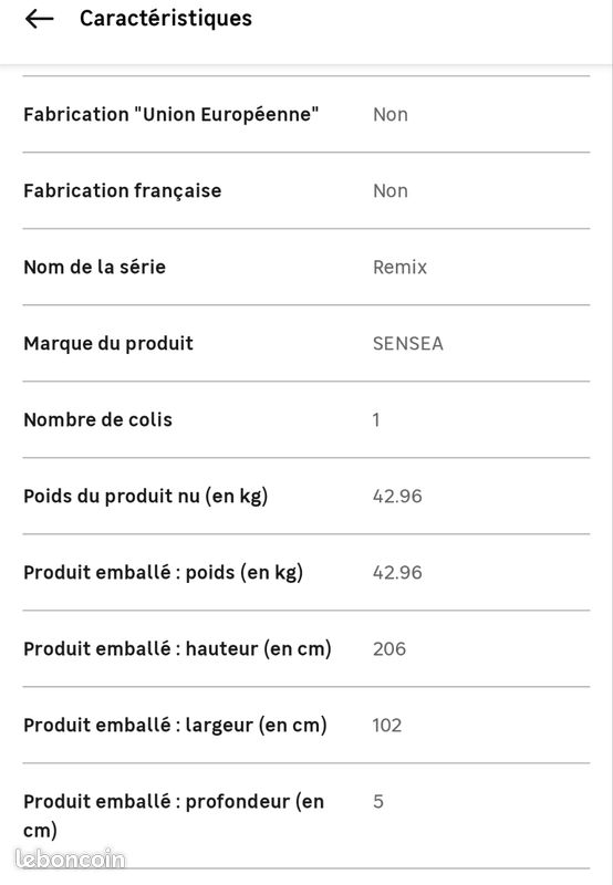 Parroi douche 100x200 NEUF (image 8)