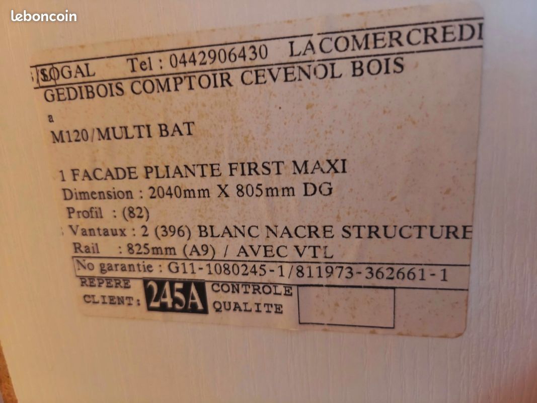 Portes de placard accordéon (image 2)