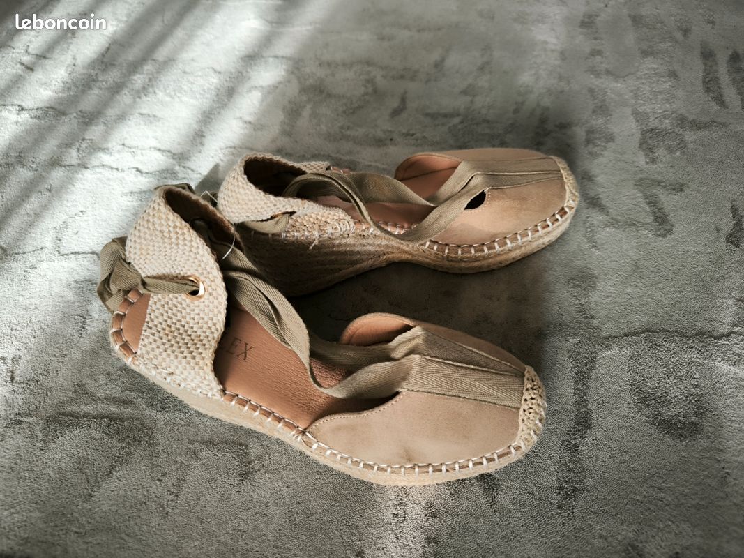 FANSU Espadrilles Femme Et Homme Couples - Chaussures Plates Confortables Respirantes Tissées Pour Printemps Été