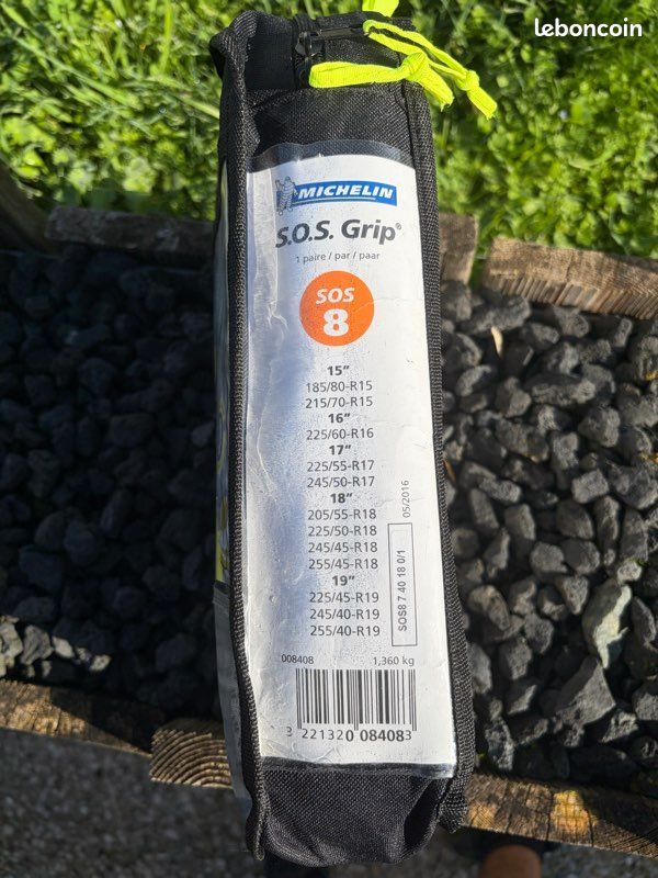 Accessoire Hiver Chaussettes à Neige Michelin SOS Grip 8 - Textile