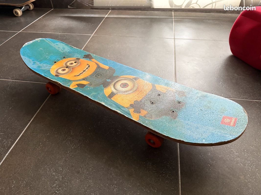 Mini Skateboard Minions 3 (2026) – Planche En Bois De 43 Cm – Pour Enfants, Débutants Et Fans Des Minions