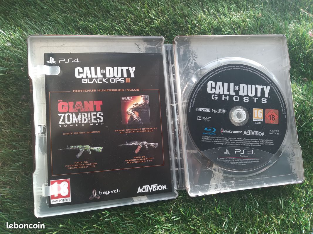 Jeux PS3 Call of Duty Ghosts boite metal (image 2)