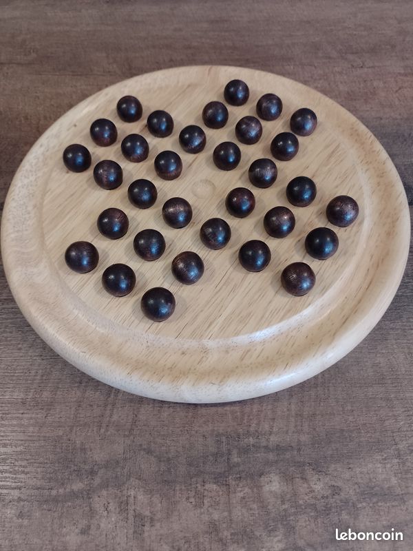 Jeu Solitaire en bois (image 1)