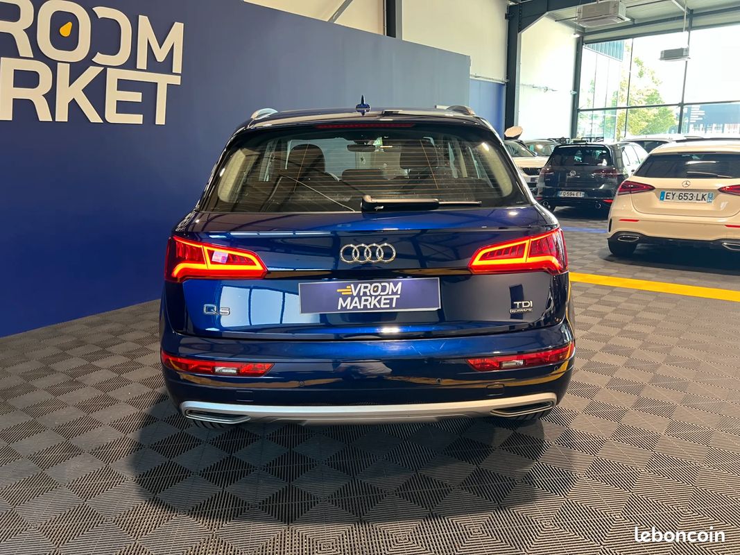 AUDI Q5 35 TDI QUATTRO 163 S TRONIC – 2018 – AUTO – 169 000 km – TOIT OUVRANT – KEYLESS – SIEGES CHAUFFANTS – COFFRE ELECTRIQUE – VOLANT CHAUFFANT – SUIVI A JOUR (image 5)