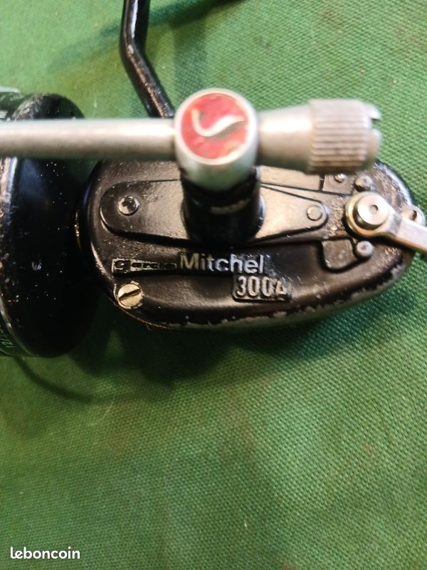 Vieux Moulinet Mitchell 300a – Moulinet Fil Vintage Pour Pêche En Eau Douce