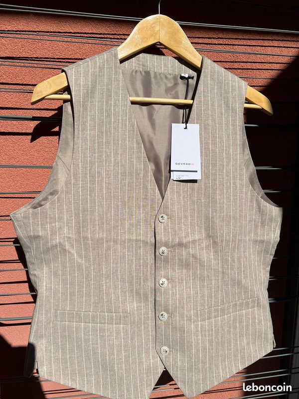 Gilet de costume homme Devred – Taille L Neuf Vêtements