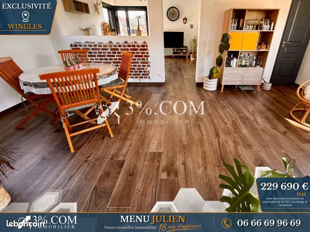 Maison 5 pièces 103 m² · à Wingles · 103 m² · 229 690 €