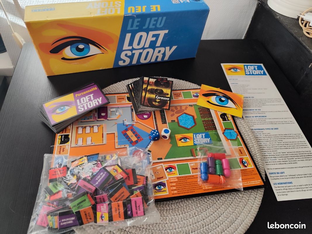 ZB492 Tilsit Jeu vintage 2010602.F Loft Story le jeu M6 ASP