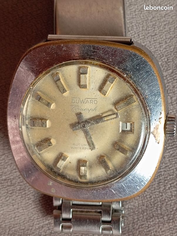 Cadran De Montre FHF 69/21 Pour Plat Duward Triumph - Pièce Horlogerie Neuve