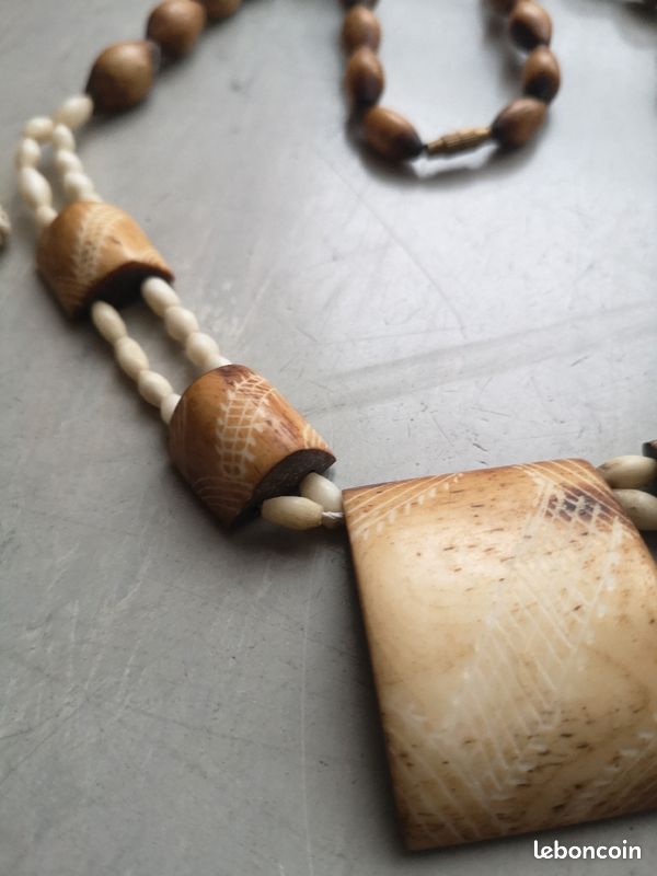 Véritable collier en coquillage du pacifique (image 4)