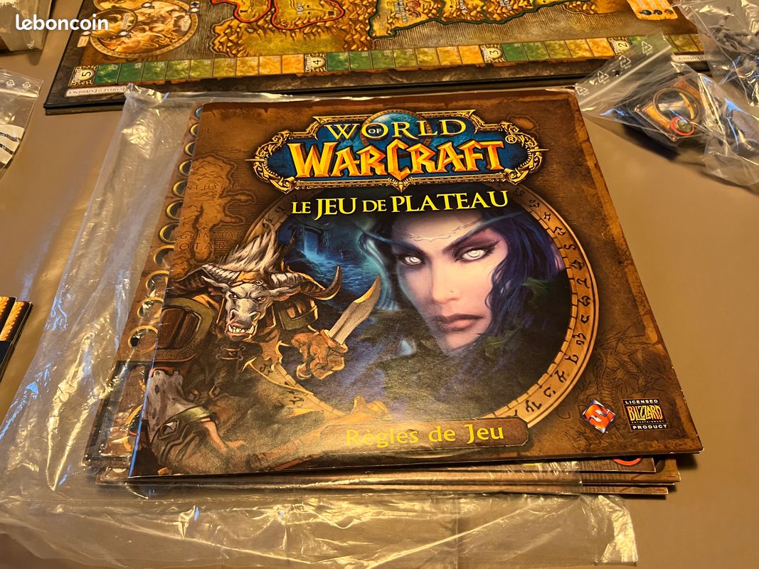 Lot De Cartes/objets En Français Pour World Of Warcraft (WOW) Boardgame - Occasion, Voir Photo