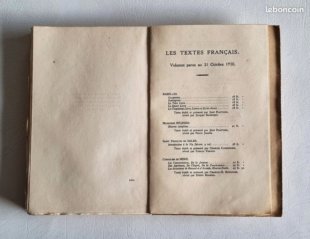 Oeuvres Completes De Voltaire Tome 3ème 1930 (image 6)