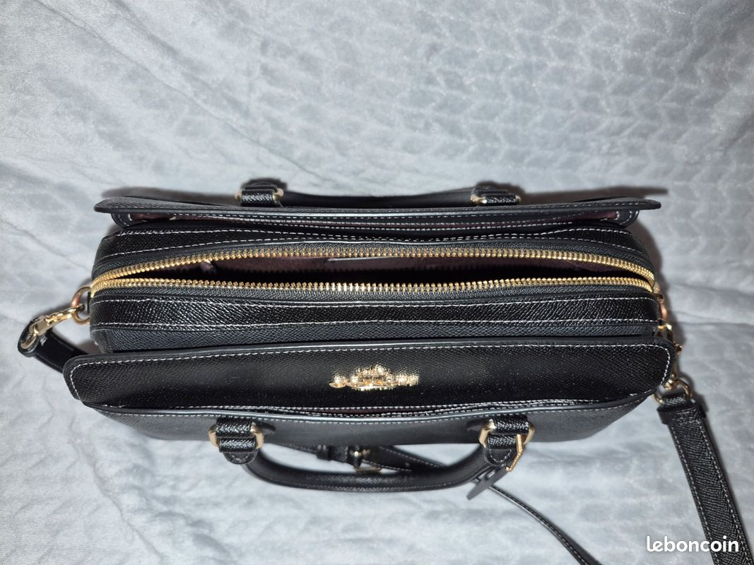 Sac à main "Coach" en cuir (image 3)