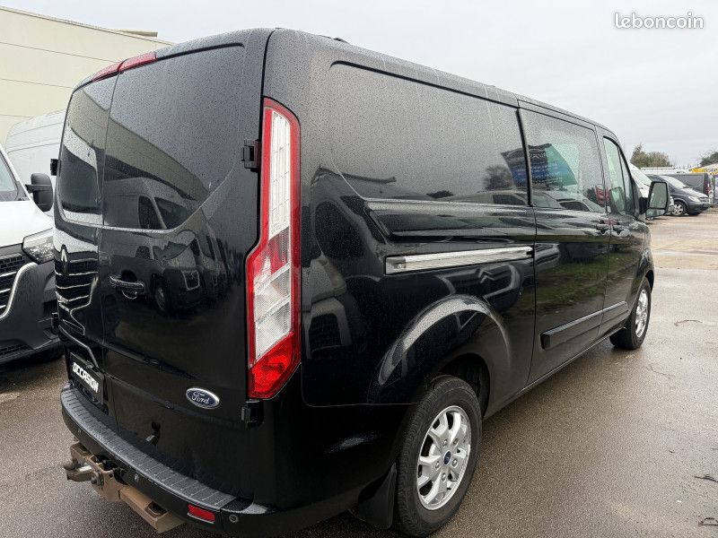 Ford TRANSIT CUSTOM FG 310 L2H1 2.2 TDCI 125CH LIMITED CABINE APPROFONDIE (image 2)