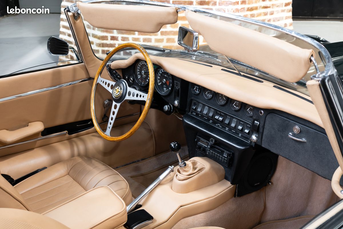 Jaguar Type E Série 1.5 Convertible 4.2L - Vert British Racing (image 4)