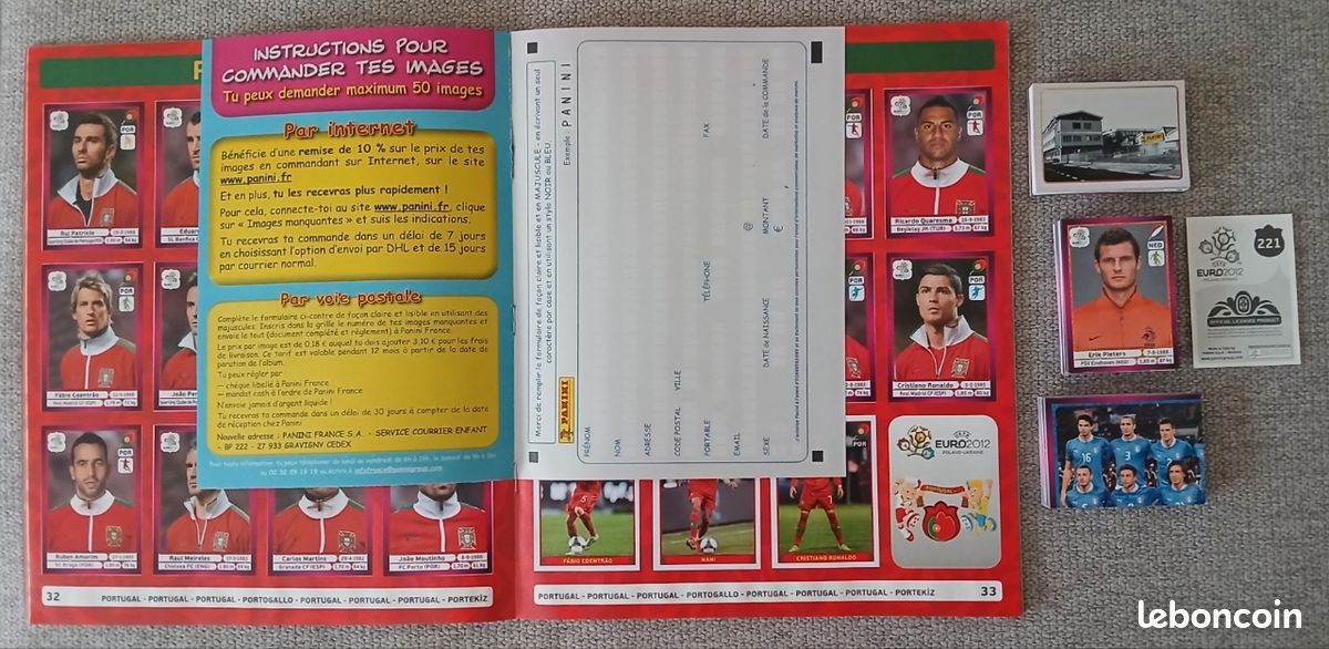 Autocollants Panini Euro 2012 - Collection Complète De