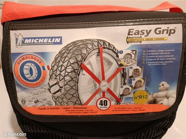 Chaînes neige MICHELIN MICHELIN Easy Grip - ref. R12 au meilleur prix -  Oscaro