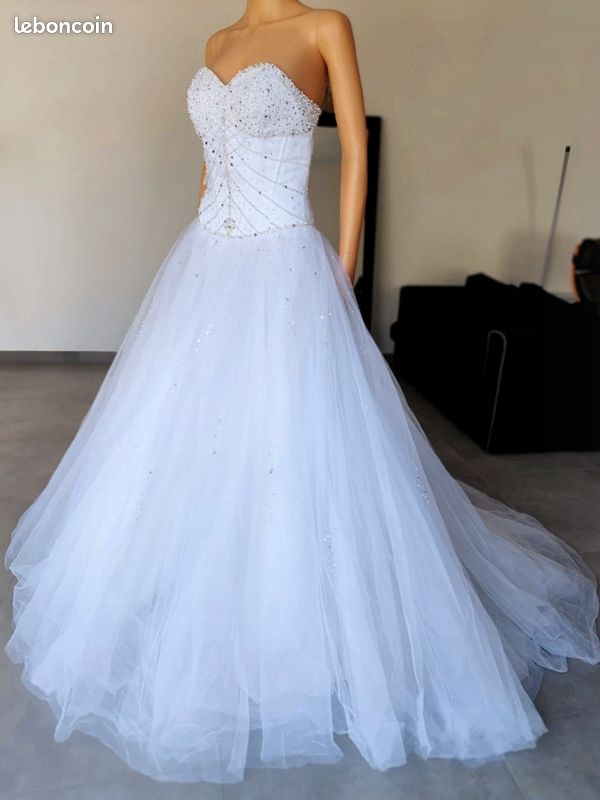 NEUVE ÉTIQUETTE Robe de mariée princesse création française