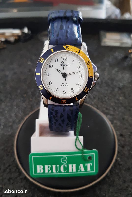 Montre Femme Beuchat Vintage - Quartz - Pile Neuve - 2,7 Cm - Occasion élégante