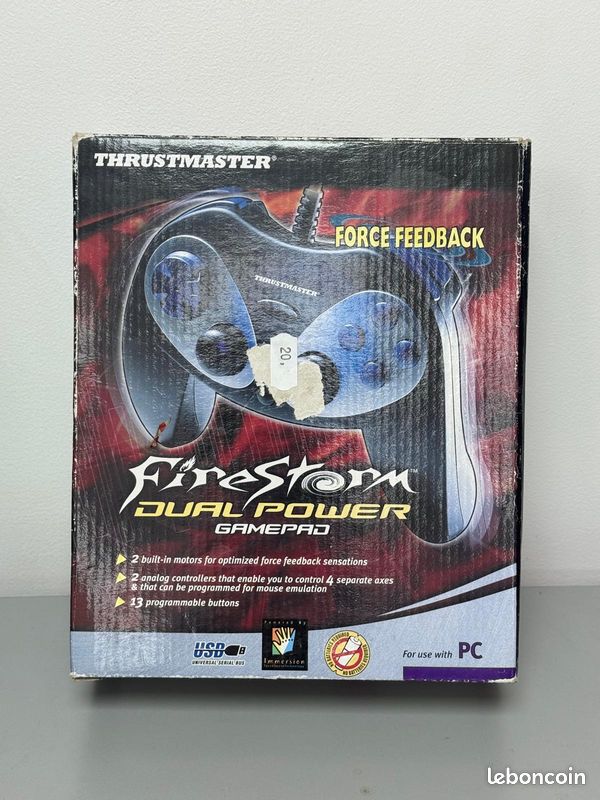 Manette PC Thrustmaster Firestorm Dual Power - Neuf (image 1)