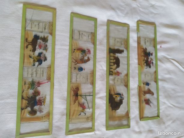 LOT DE 6 plaques pour lanterne magique EUR 60,00 - FR
