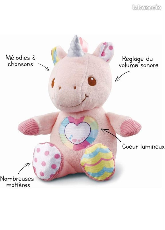Peluche licorne (image 3)