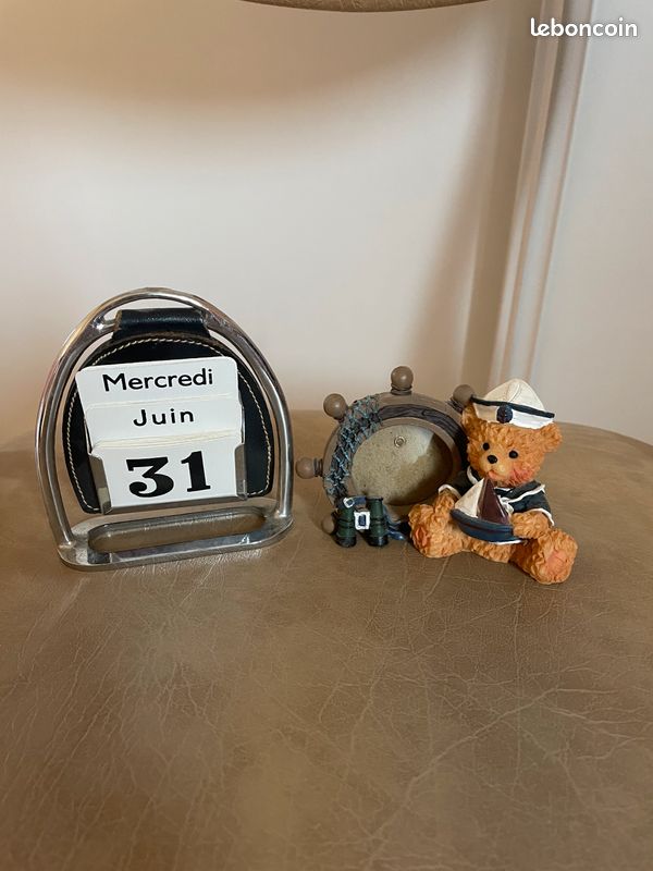 Lot agenda + porte cadre ourson - idée cadeau Noël pour enfant (image 1)