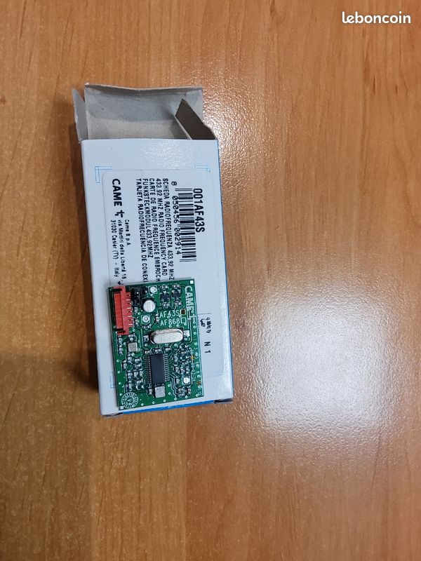 Carte récepteur radio CAME AF43S neuve (image 1)