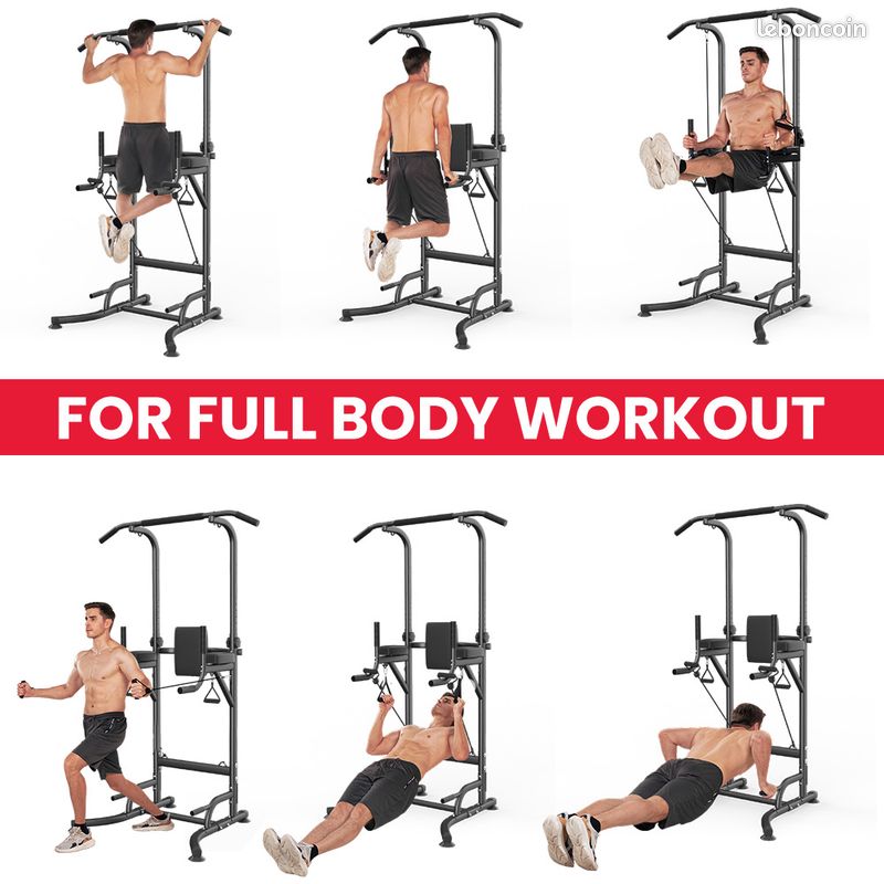 Barre De Traction KINGKANG – Multifonction, Ajustable – À Fixer Au Mur – Neuf