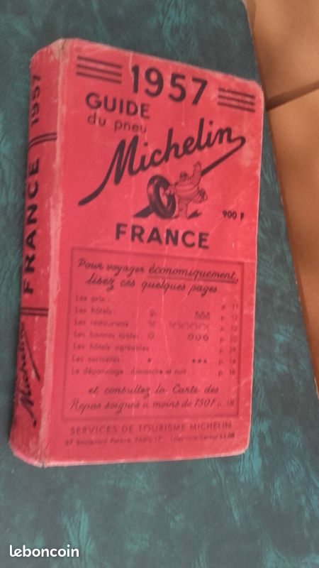 Ancien guide Michelin France 1957 (image 2)