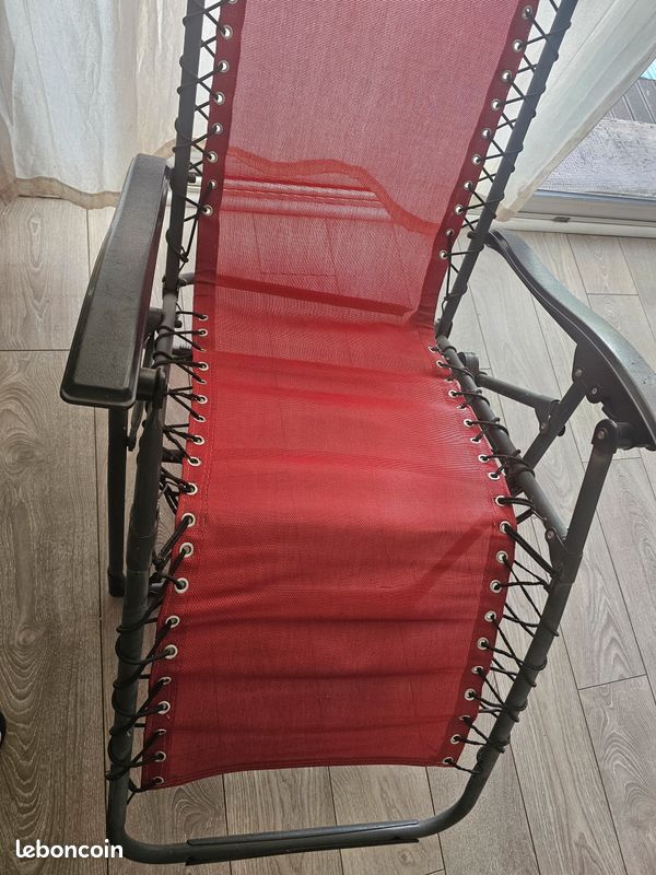 Fauteuil relax zéro gravité – pliant – très bon état (image 1)
