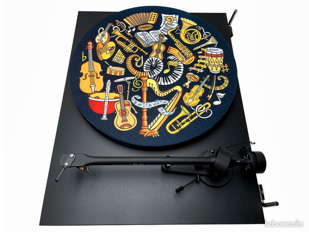 Slipmat Antistatique Pour Platine Vinyle - Feutre Audiophile 3mm