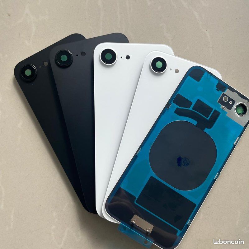 Vitre Arrière De Remplacement Pour IPhone 16 - Couleur Bleu - Avec Support Et Puce NFC - Compatible Apple - Neuf
