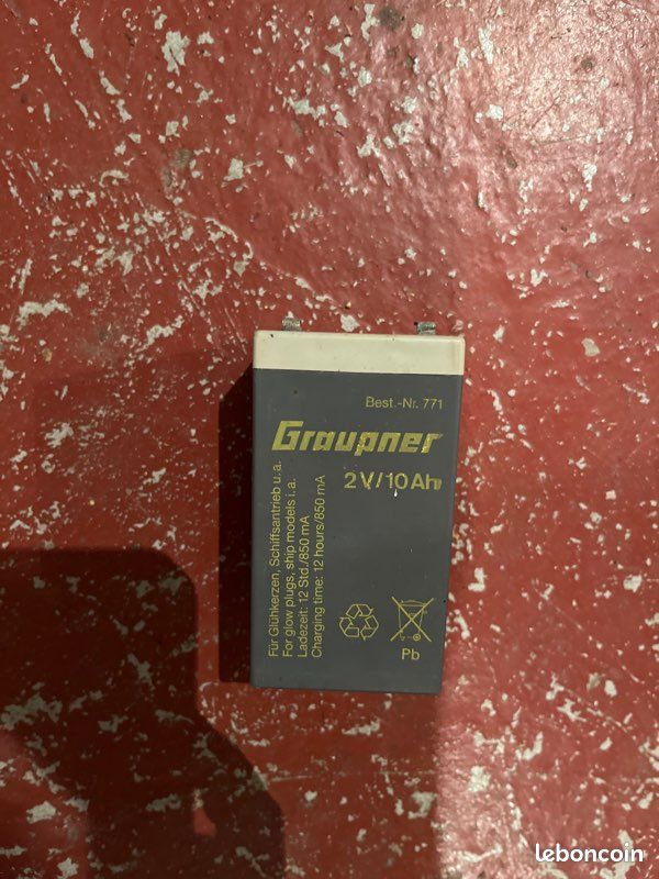 Batterie groupner 2v /10Ah (image 1)