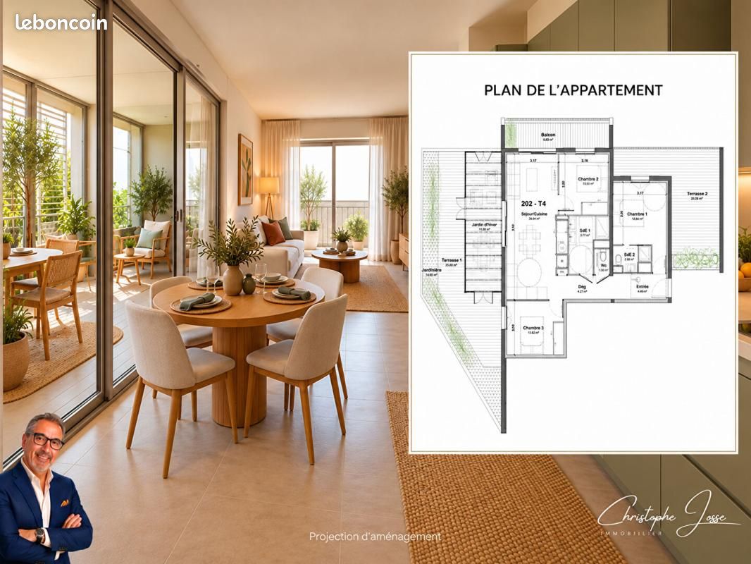 Appartement 4 pièces 38 m² · à Leucate · 38 m² · 612 849 €