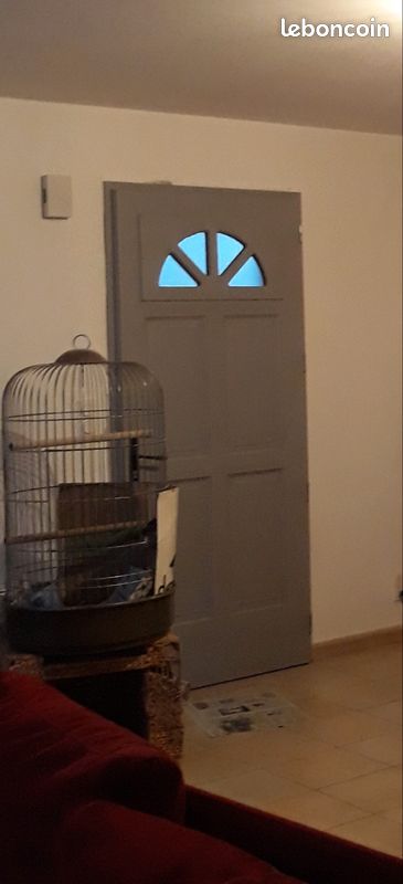 Porte d'entrée en bois (image 1)