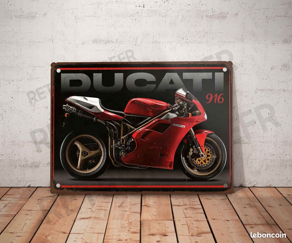 Ducati 916 plaque métal (image 1)