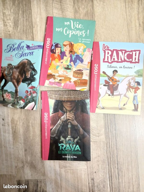 Lot de 4 livres bibliothèque rose (image 1)