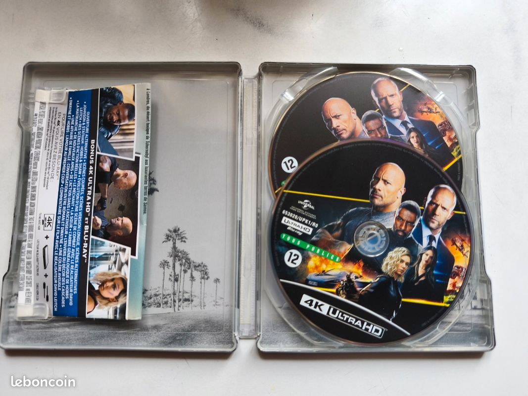Vends Steelbook 4K Ultra HD Hoobs & Shaw (image 2)