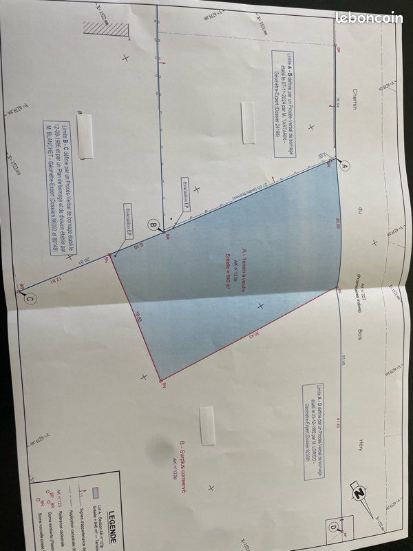 Terrain non constructible · à Joué-lès-Tours · 55 000 €