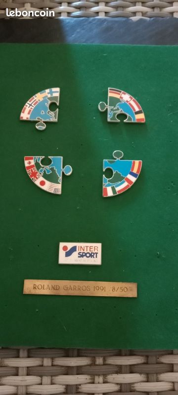 Pins intersport Roland garros 1991 (image 1)