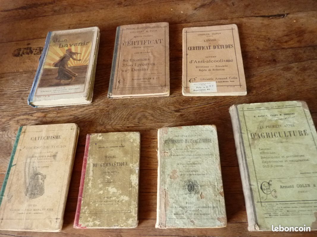 Manuels anciens divers (image 1)