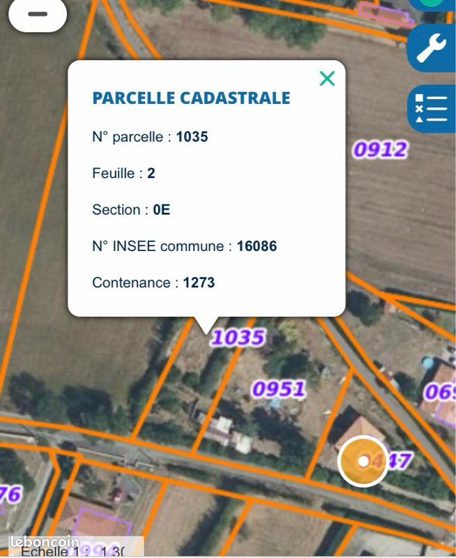 Terrain constructible · à Chassenon · 14 500 €