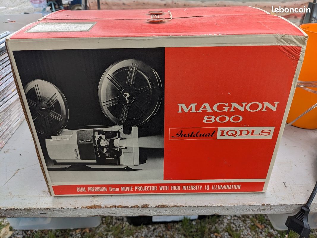 Projecteur Magnon 800 Instdual Iqdst Compact Super 8 Bi-format 