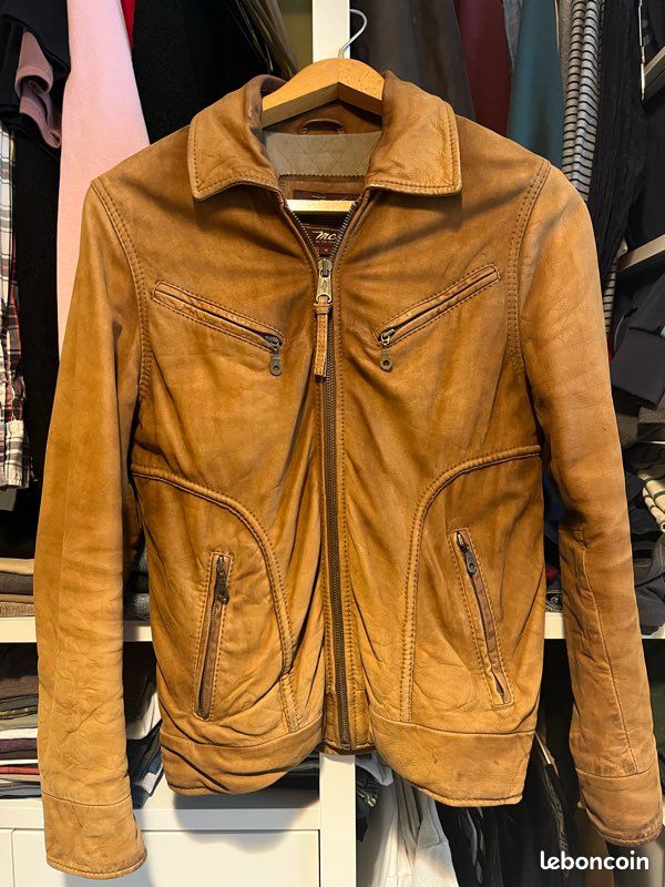 Veste en daim (cuir retourné) taille M Vêtements