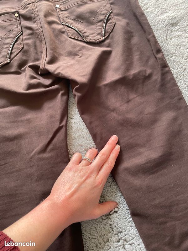 Pantalon femme taille basse (image 3)